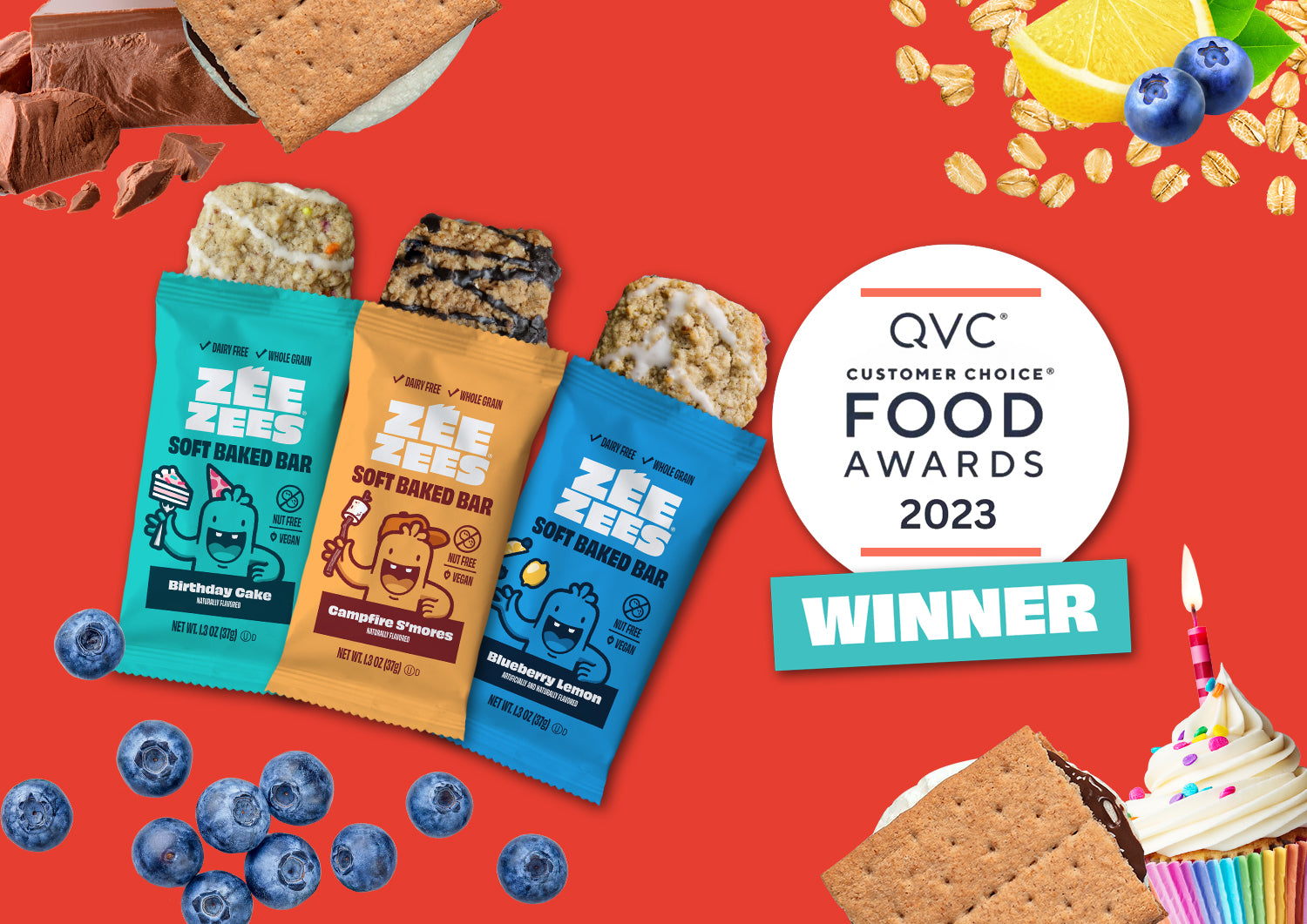 Zee Zees Wins QVC "Best Snack Bar"