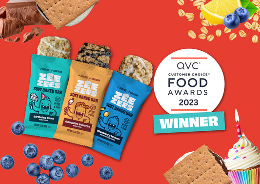 Zee Zees Snack Bars Win QVC Customer Foods Awards 2023