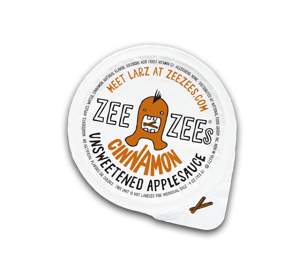 Zee Zees Cinnamon Unsweetened Applesauce Cups