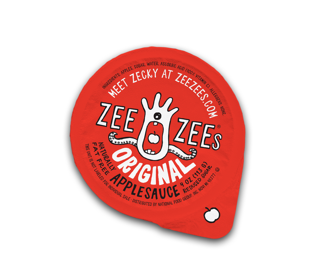 Zee Zees Original Applesauce 4 oz Cups