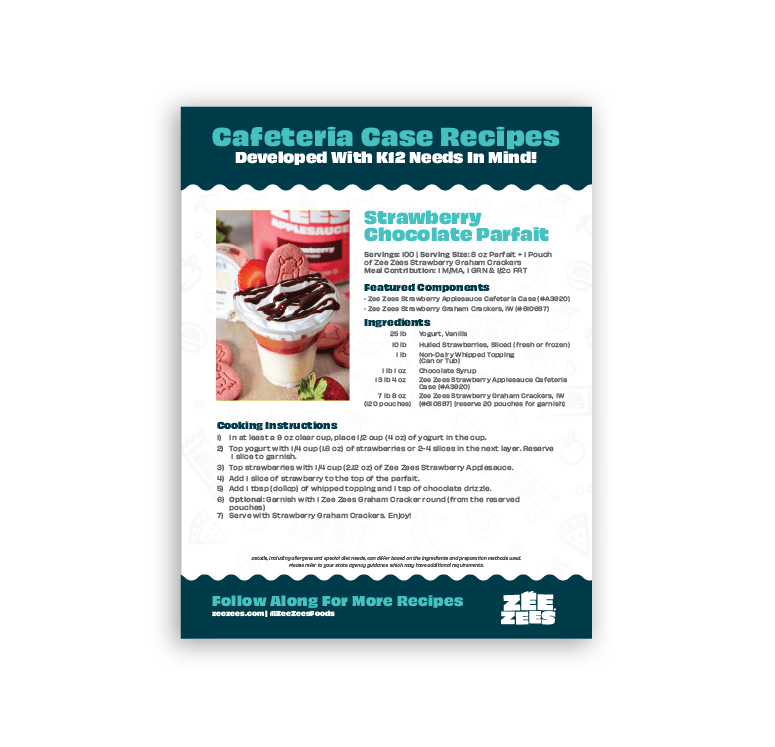 Zee Zees Chocolate Strawberry Parfait