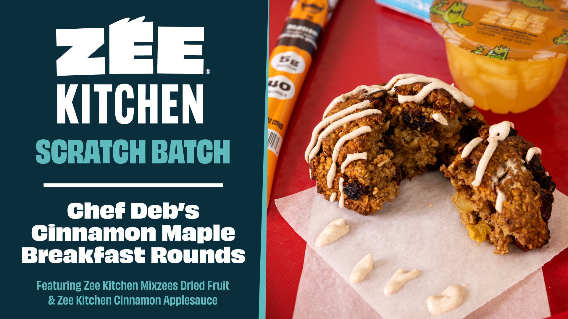 Chef Deb’s Cinnamon Maple Breakfast Rounds