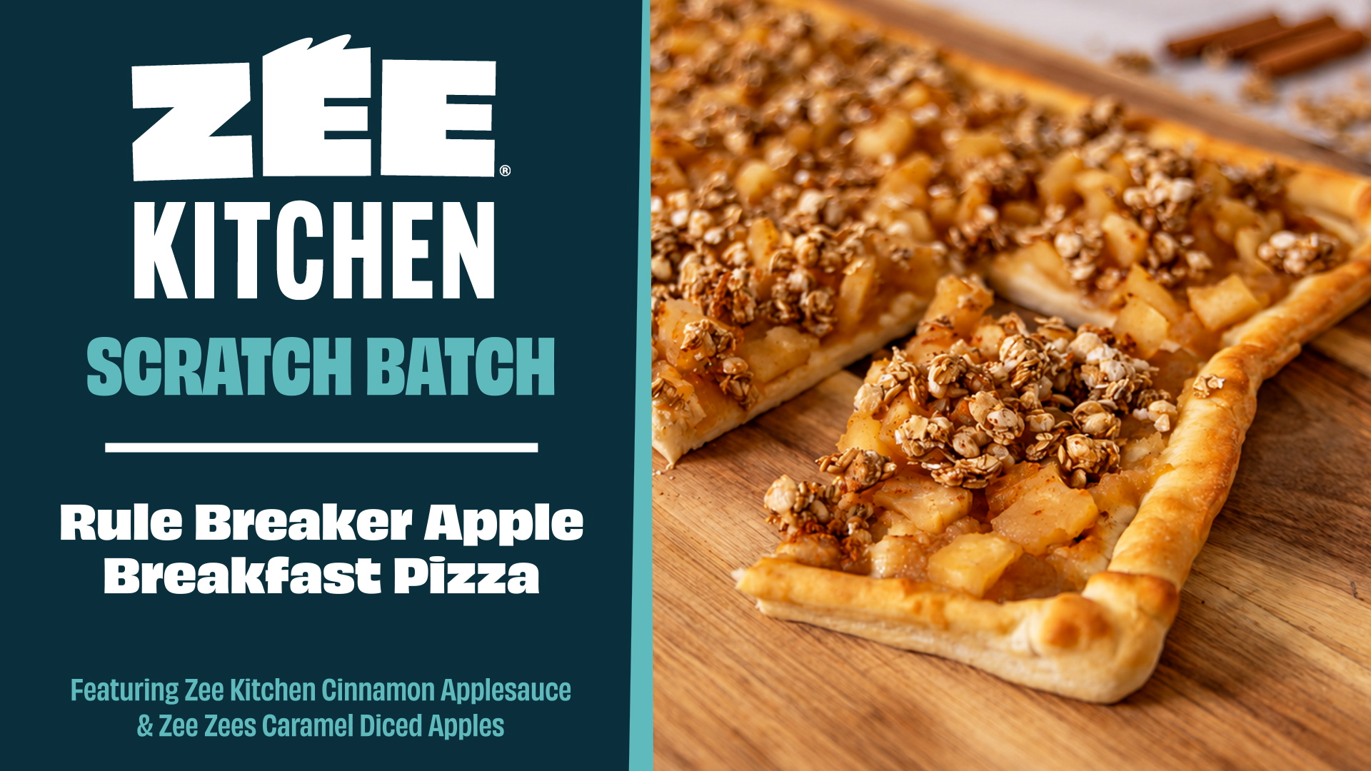 Rule Breaker Apple Breakfast Pizza