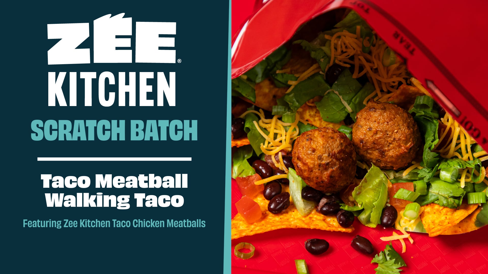 Taco Chicken Meatball Walking Taco